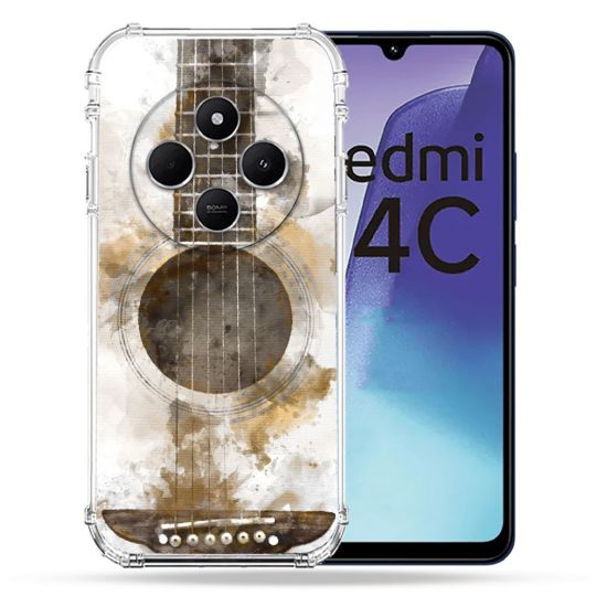 Coque Renforcée Pour Xiaomi Redmi 14C 4G Musique Guitare Tag