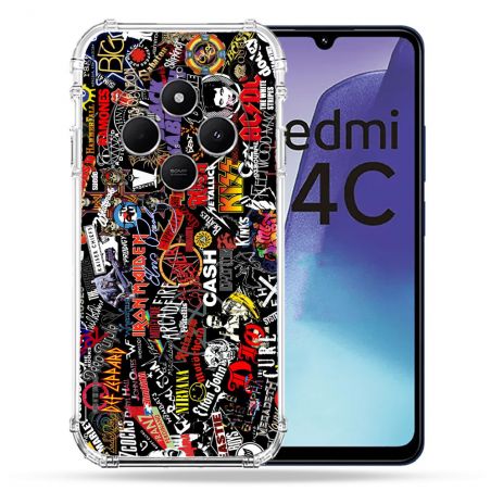 Coque Renforcée Pour Xiaomi Redmi 14C 4G Musique Rock Groupe