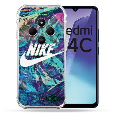 Coque Renforcée Pour Xiaomi Redmi 14C 4G Nike Turquoise