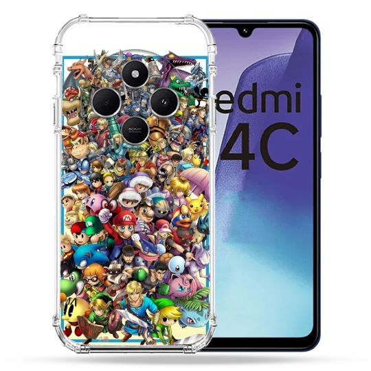 Coque Renforcée Pour Xiaomi Redmi 14C 4G Nintendo