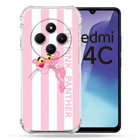 Coque Renforcée Pour Xiaomi Redmi 14C 4G Panthere Rose