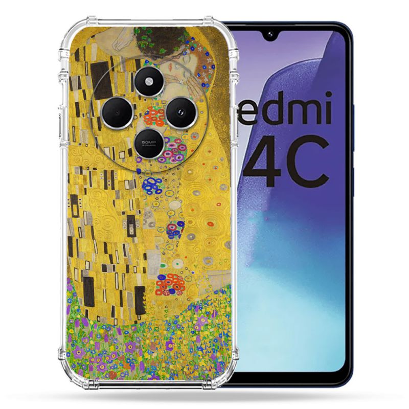 Coque Renforcée Pour Xiaomi Redmi 14C 4G Peinture Le Baiser