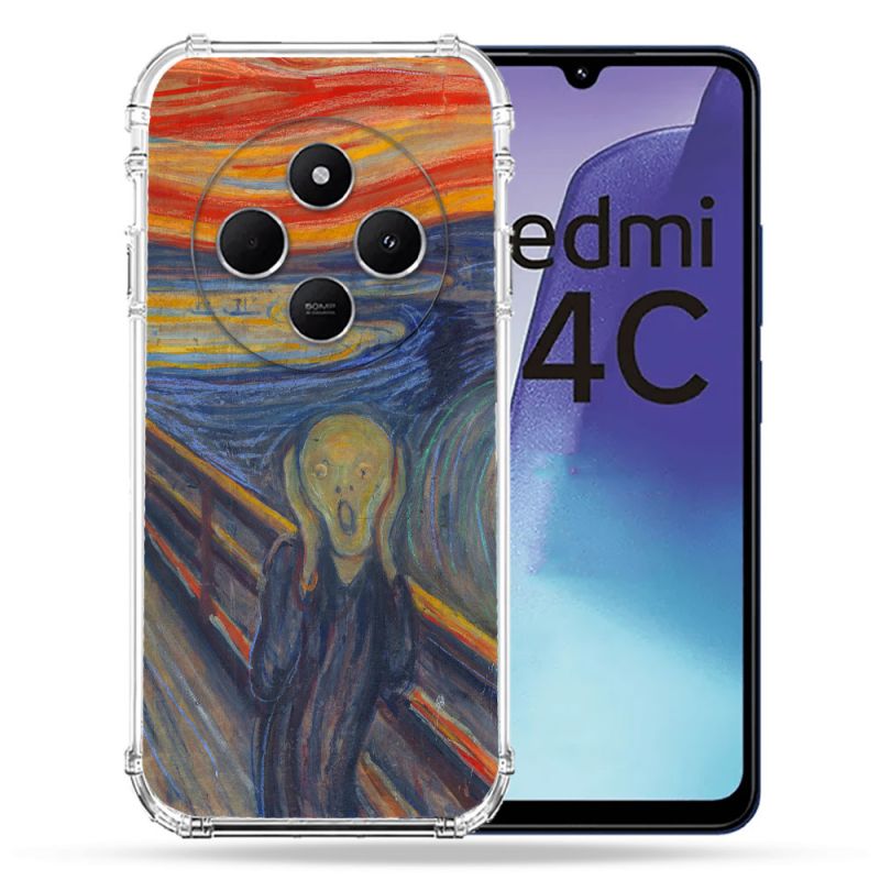 Coque Renforcée Pour Xiaomi Redmi 14C 4G Peinture Le Cri