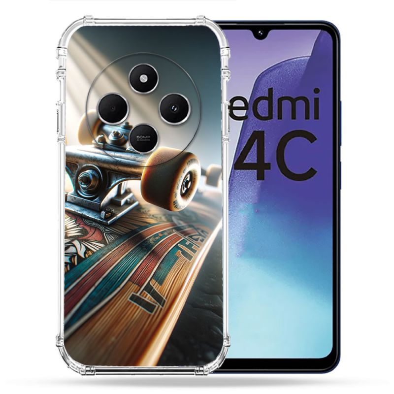 Coque Renforcée Pour Xiaomi Redmi 14C 4G Planche Skate