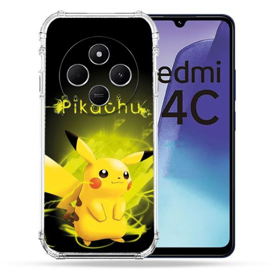 Coque Renforcée Pour Xiaomi Redmi 14C 4G Pokemon Pikachu Eclair