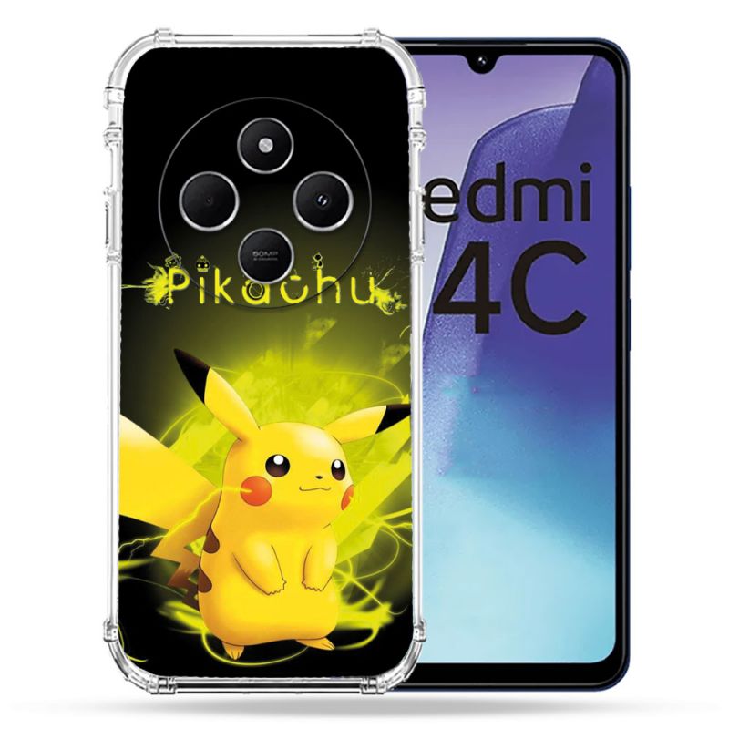 Coque Renforcée Pour Xiaomi Redmi 14C 4G Pokemon Pikachu Eclair