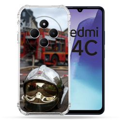 Coque Renforcée Pour Xiaomi Redmi 14C 4G Pompier Casque Camion