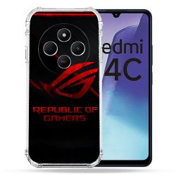 Coque Renforcée Pour Xiaomi Redmi 14C 4G ROG Rouge