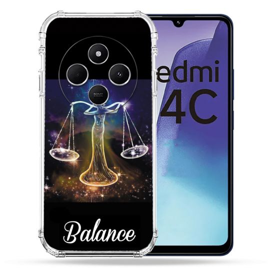 Coque Renforcée Pour Xiaomi Redmi 14C 4G Signe Zodiaque 2 Balance