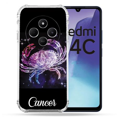 Coque Renforcée Pour Xiaomi Redmi 14C 4G Signe Zodiaque 2 Cancer