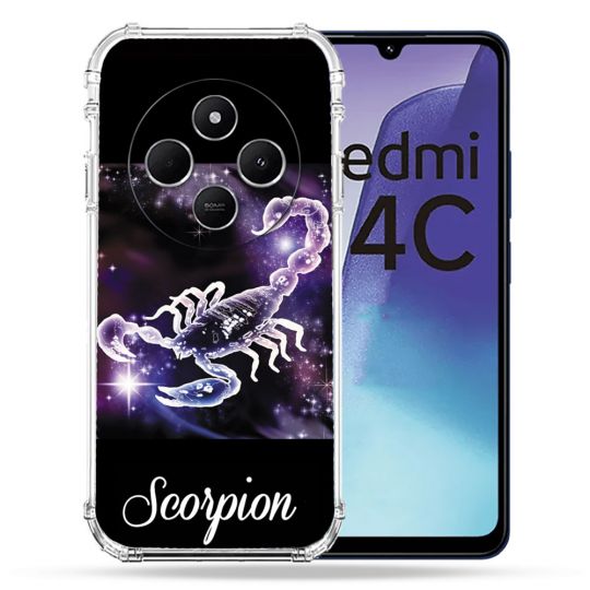 Coque Renforcée Pour Xiaomi Redmi 14C 4G Signe Zodiaque 2 Scorpion