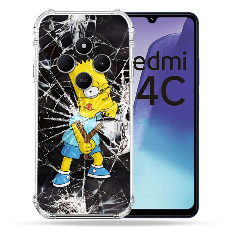Coque Renforcée Pour Xiaomi Redmi 14C 4G Simpson Bart
