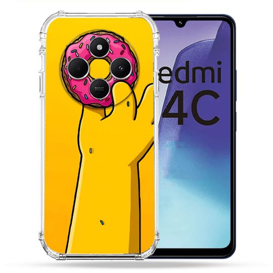 Coque Renforcée Pour Xiaomi Redmi 14C 4G Simpson Donuts