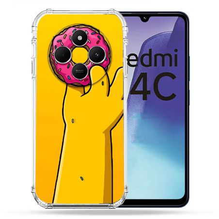 Coque Renforcée Pour Xiaomi Redmi 14C 4G Simpson Donuts