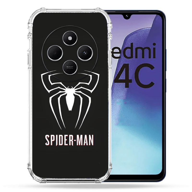 Coque Renforcée Pour Xiaomi Redmi 14C 4G Spiderman Logo