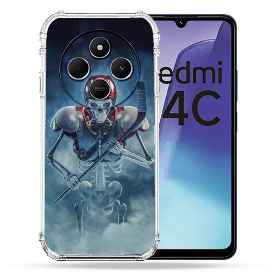 Coque Renforcée Pour Xiaomi Redmi 14C 4G Sport Hockey Squelette