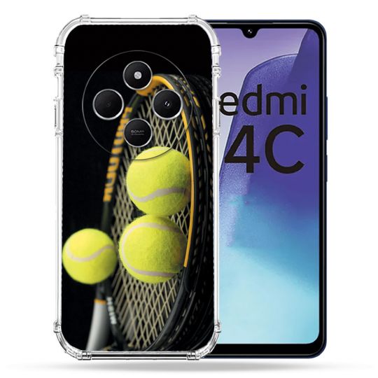 Coque Renforcée Pour Xiaomi Redmi 14C 4G Sport Tennis Balls