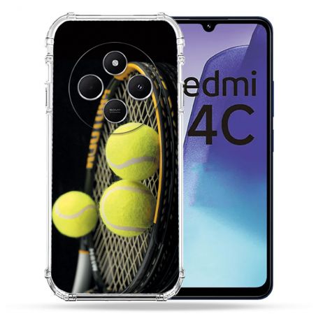 Coque Renforcée Pour Xiaomi Redmi 14C 4G Sport Tennis Balls