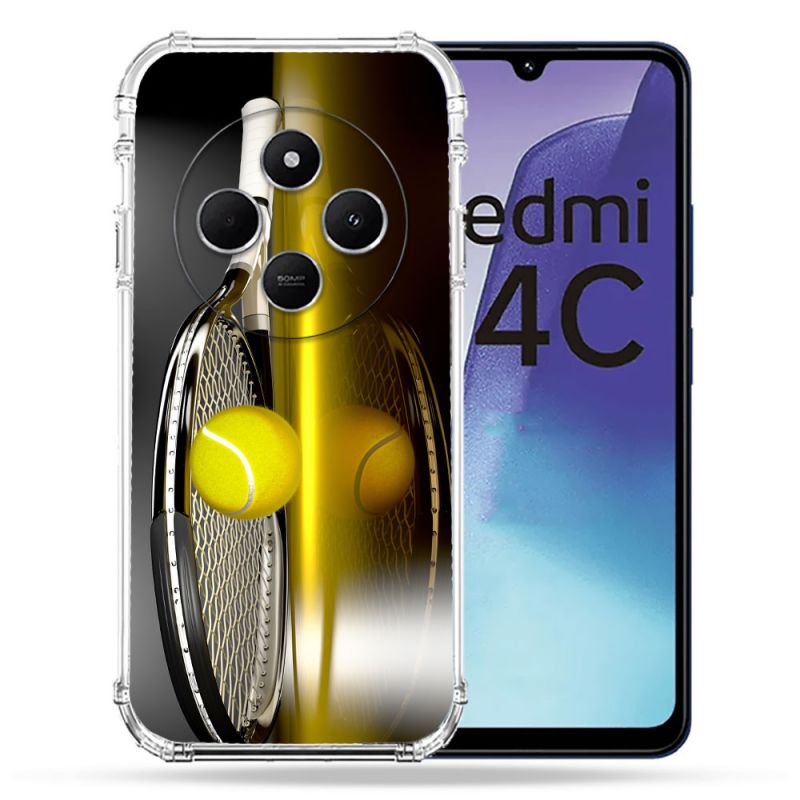 Coque Renforcée Pour Xiaomi Redmi 14C 4G Sport Tennis Reflet