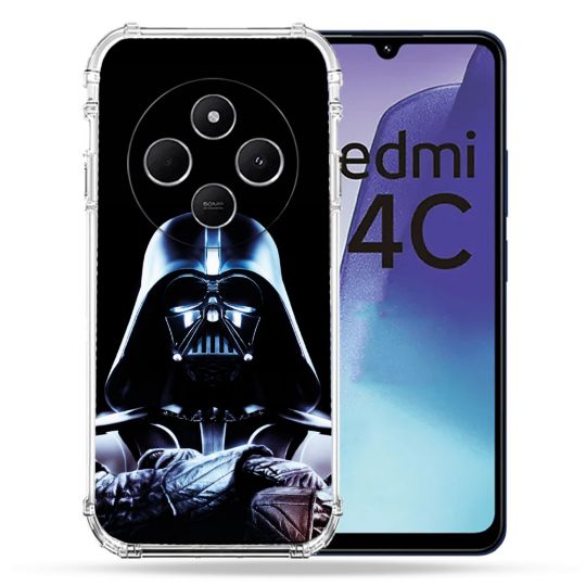 Coque Renforcée Pour Xiaomi Redmi 14C 4G Star Wars - Dark Vador Noir