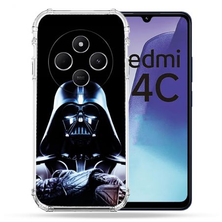 Coque Renforcée Pour Xiaomi Redmi 14C 4G Star Wars - Dark Vador Noir
