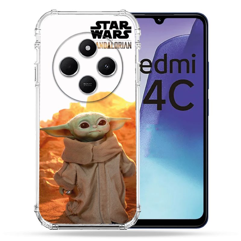 Coque Renforcée Pour Xiaomi Redmi 14C 4G Star Wars - Yoda bebe soleil