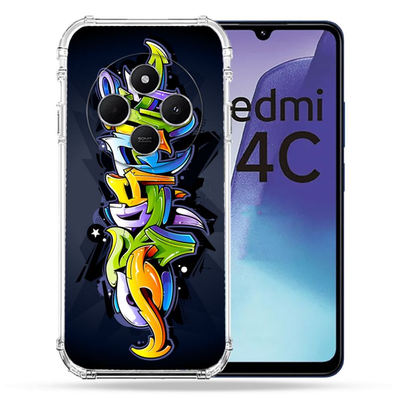 Coque Renforcée Pour Xiaomi Redmi 14C 4G Street Art Graffiti
