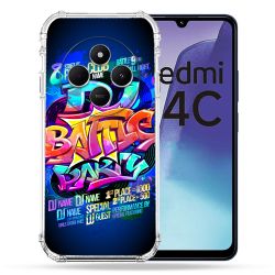 Coque Renforcée Pour Xiaomi Redmi 14C 4G Street Art Rap