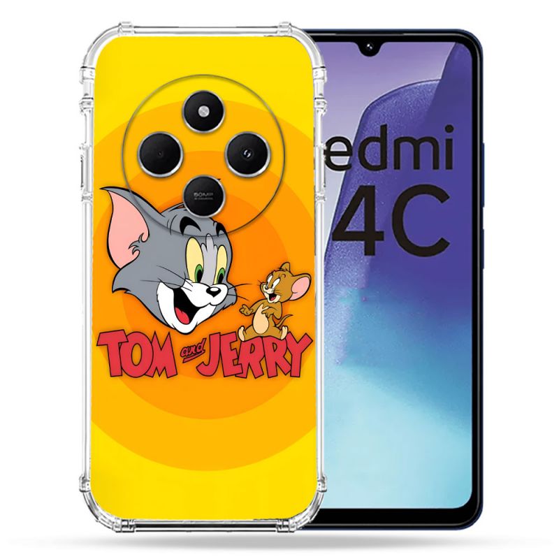 Coque Renforcée Pour Xiaomi Redmi 14C 4G Tom Jerry