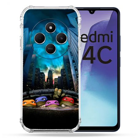 Coque Renforcée Pour Xiaomi Redmi 14C 4G Tortue Ninja Ville