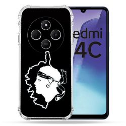 Coque Renforcée Pour Xiaomi Redmi 14C 4G Voyage Corse Noir