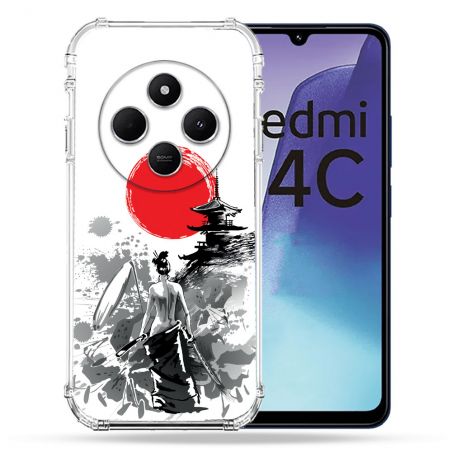 Coque Renforcée Pour Xiaomi Redmi 14C 4G Voyage Japon Femme