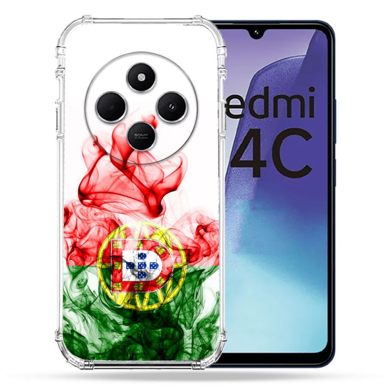 Coque Renforcée Pour Xiaomi Redmi 14C 4G Voyage Portugal Flamme