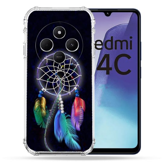 Coque Renforcée Pour Xiaomi Redmi 14C 4G Zen Attrape Reve Multicolore
