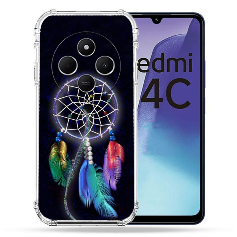 Coque Renforcée Pour Xiaomi Redmi 14C 4G Zen Attrape Reve Multicolore