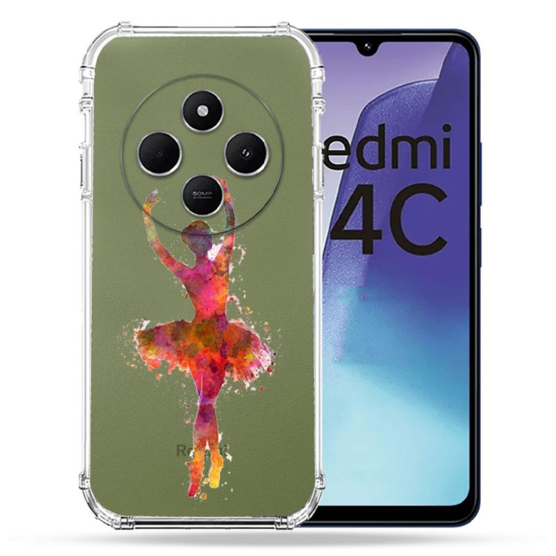 Coque Transparente Pour Xiaomi Redmi 14C 4G Danseuse etoile