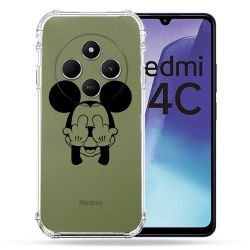 Coque Transparente Pour Xiaomi Redmi 14C 4G Mickey doigt
