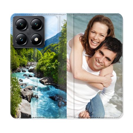 Housse Cuir Portefeuille Personnalisée Pour Xiaomi 14T / 14T Pro