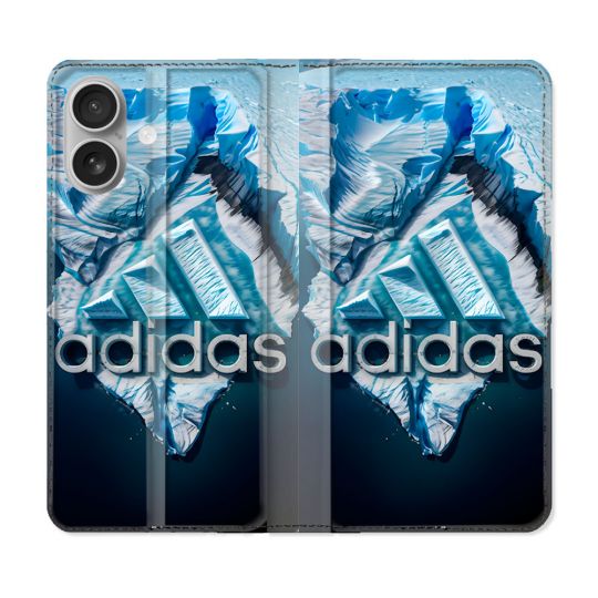 Housse Cuir Portefeuille Pour Samsung Galaxy A06 Adidas Iceberg
