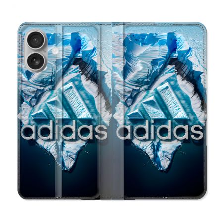 Housse Cuir Portefeuille Pour Samsung Galaxy A06 Adidas Iceberg