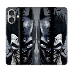 Housse Cuir Portefeuille Pour Samsung Galaxy A06 Batman Joker