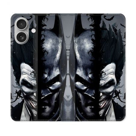 Housse Cuir Portefeuille Pour Samsung Galaxy A06 Batman Joker
