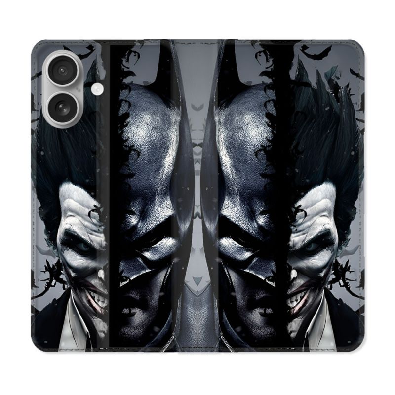 Housse Cuir Portefeuille Pour Samsung Galaxy A06 Batman Joker