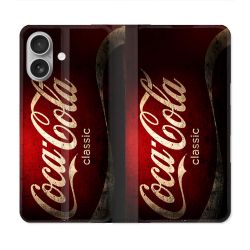 Housse Cuir Portefeuille Pour Samsung Galaxy A06 Coca Cola Classique