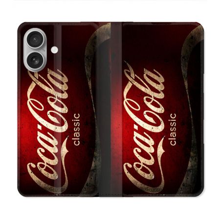 Housse Cuir Portefeuille Pour Samsung Galaxy A06 Coca Cola Classique