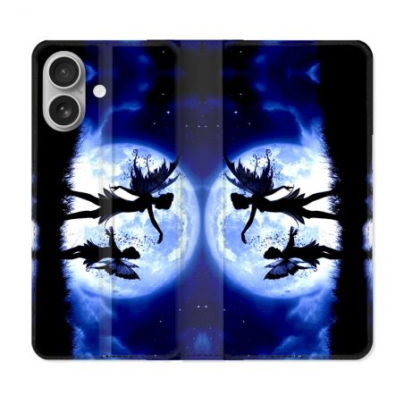 Housse Cuir Portefeuille Pour Samsung Galaxy A06 Fantastique Fee Lune