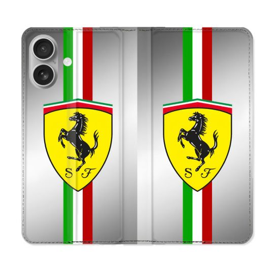 Housse Cuir Portefeuille Pour Samsung Galaxy A06 Ferrari Ligne