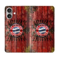 Housse Cuir Portefeuille Pour Samsung Galaxy A06 Foot Bayern Munich Drapeau
