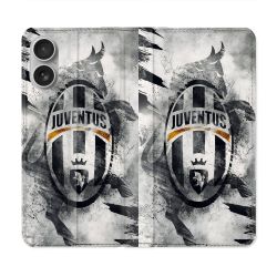 Housse Cuir Portefeuille Pour Samsung Galaxy A06 Foot Juventus Turin