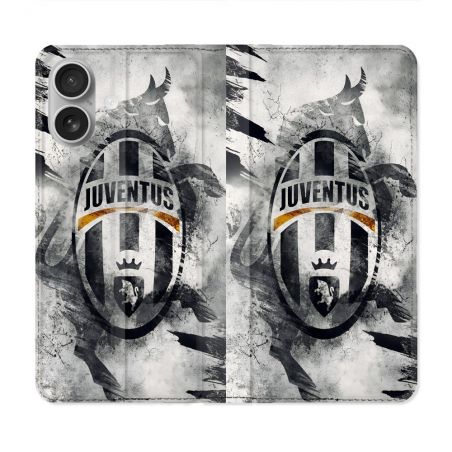 Housse Cuir Portefeuille Pour Samsung Galaxy A06 Foot Juventus Turin